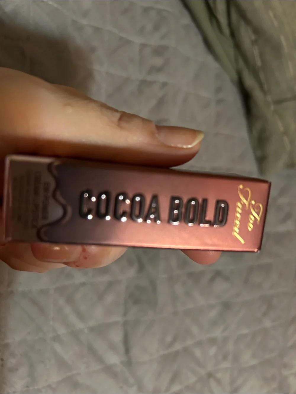 Too Faced Cocoa Bold color chocolate strawberry brand new in a box